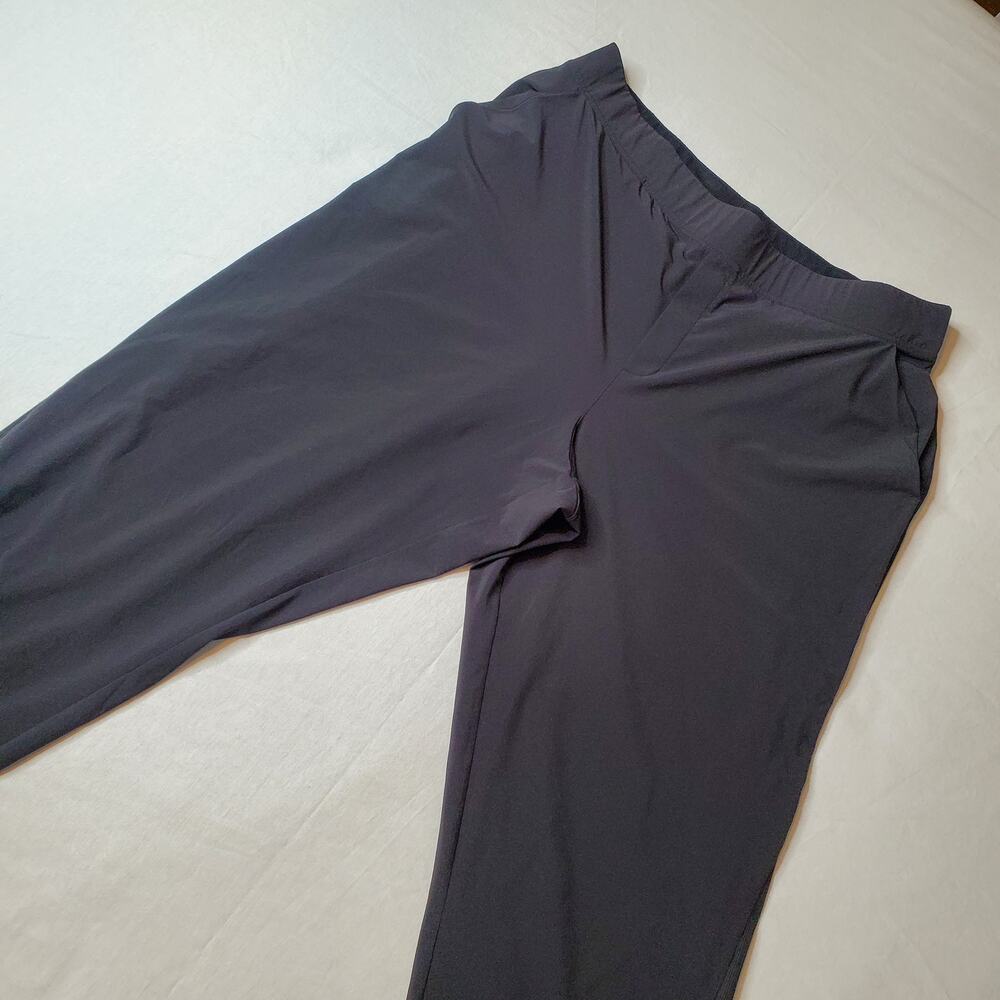 Athleta Womens Size 20 Brooklyn Ankle Pant Lightweight Travel Pants Black 198671